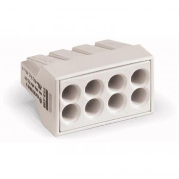 Connettore Wago 773‑498 scatola di giunzione 8 canali grigio