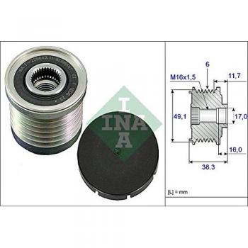 Rueda libre de alternador INA 535 0030 10