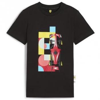Ferrari Race Graphic T-Shirt für Jugendliche – PUMA – Schwarz – 164 (Kleidung)