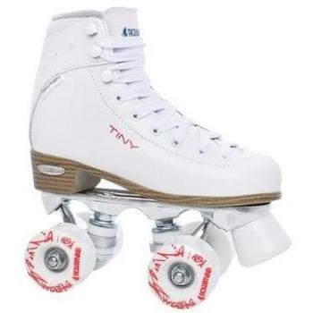 Tempish Tiny Plus Roller Skates – 12.5C European, White & Red Edition