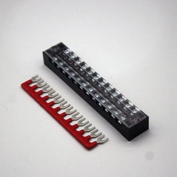 Conector de bloque de terminales de tira de barrera 600 V 15 A TB‑1506