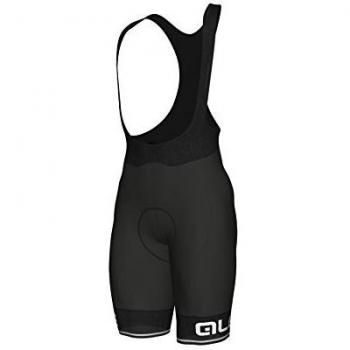 Ale Corsa Bib Shorts – Two‑Tone Black/White, 2XL Men