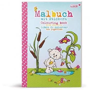NICI Classic Bear Malbuch, blau