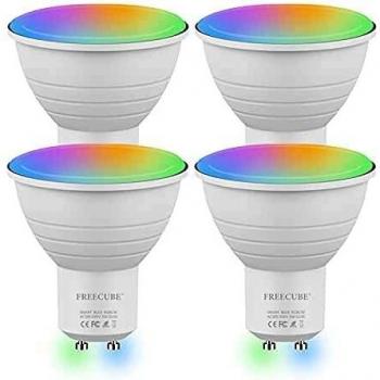 Alexa Light Bulb GU10 Dimmable Multicolor LED WiFi Bulb