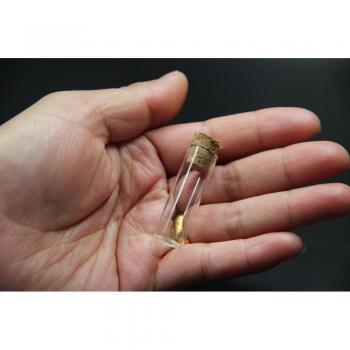 Frascos pequeños de vidrio con corcho, 2.5ml, 13x40mm, 10 Uds. para manualidades