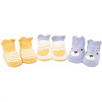 WARMOM 3 Pack Cartoon Baby Socks