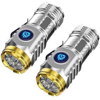 Mini Lampe Super Puissance Trois Yeux Étanche (2 pièces)