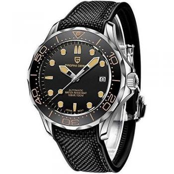 Automatischer Pagani Seamaster 007 für Herren – Edelstahlarmband