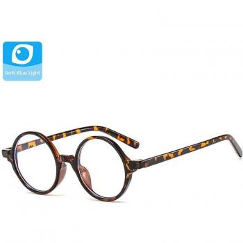 Lunettes de protection contre la lumière bleue, design rond