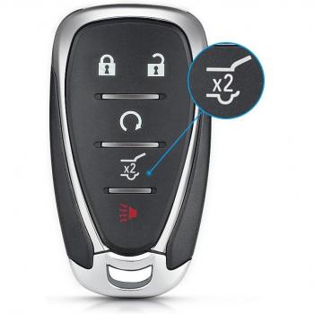 KEYYOU Chevrolet Key Fob Replacement Shell for Cruze Malibu Camaro 2/3/4/5 Buttons