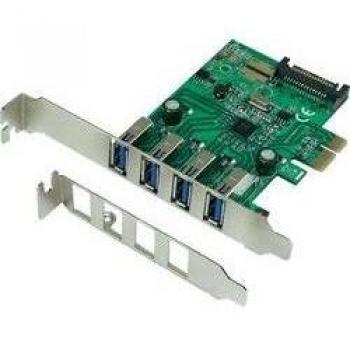 Renkforce 4 Port USB 3 PCI-Express Controller-Karte mit VLI-Chipsatz