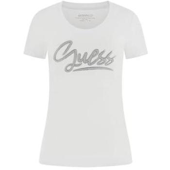 Guess T-Shirt W6RI24 J1314-G011 – Weiß, XS, Classic Fit