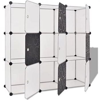VidaXL 9-Compartment Storage Cube Organizer