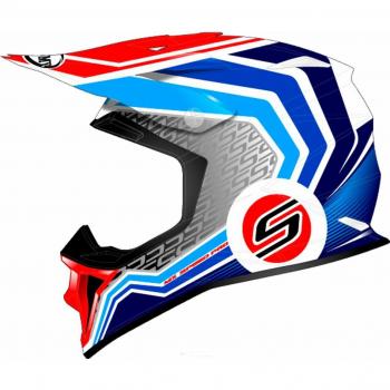 Casque cross Suomy MX Speed Pro Forward MIPS Blanc Bleu S