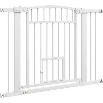 PawHut Segurança para Animais 76-104 cm Montagem por Pressão