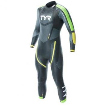 Muta TYR Hurricane cat 5 neoprene uomo nero verde giallo
