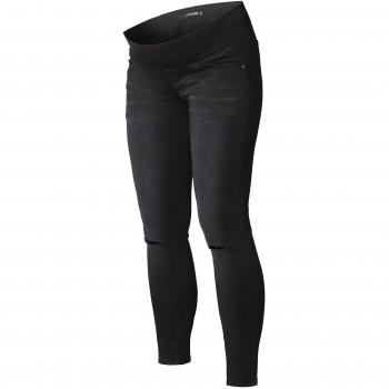MamaStyle Umstandsjeans Damen Skinny Schwarz Schnitt