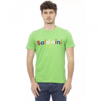 Baldinini Green Cotton T-Shirt