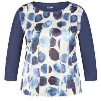 Pazifik Web 3/4 Arm Druckshirt für Frauen