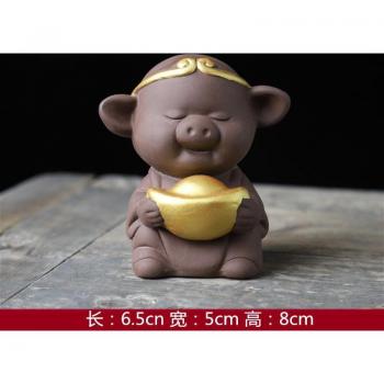 Flower Pet Pig Aquarium Decoration