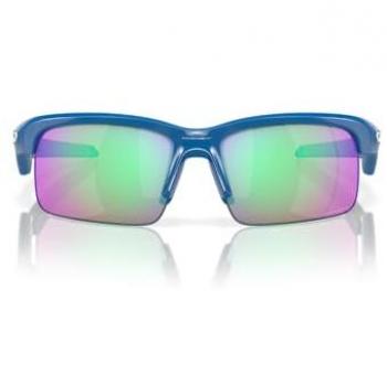 Oakley Kind „Prizm‑Capacitor“ Sonnenbrillen – O_matter, blau/violett, quadratisches Design