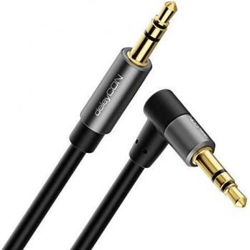 DeleyCON 5m Klinke Audio Stereo AUX Kabel 3,5mm Klinkenkabel Audiokabel für Smartphone und Tablet