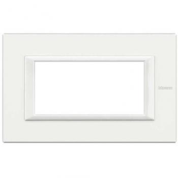 Placa Monocromo Blanca 4 Módulos BTICINO
