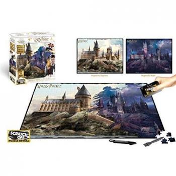 Puzzle 3D-Rasca Hogwarts Día y Noche / juegos para niños / rompecabezas / puzzle lenticular /