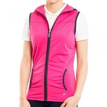 Green Lamb Fuchsia Hooded Gilet for Women – Stretch, UK 12