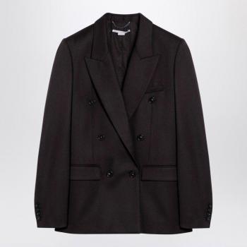 Stella McCartney Women's Brown Double-Breasted Blazer Size XS