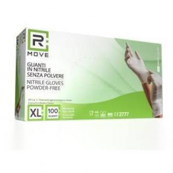 Guanti Nitrile Uso Medico Bianco 100pz Taglia XL