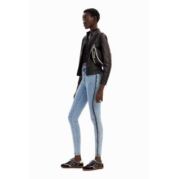 Desigual Jeans Blu con Frange 38 – Attillato
