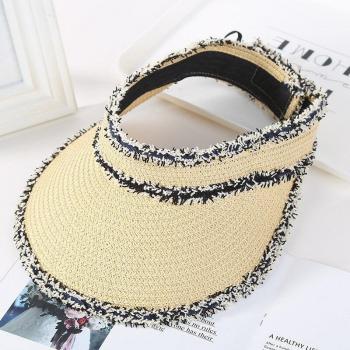 Sombrero Panáma de Paja con Borde Desgastado para Ocio