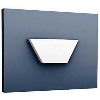 Rivestimento 3D Orac Decor W101 bianco design trapezio