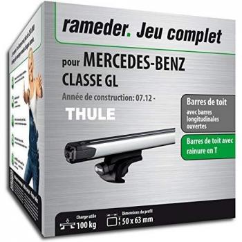 Rameder Barres de Toit SlideBar pour Mercedes-Benz Classe GL