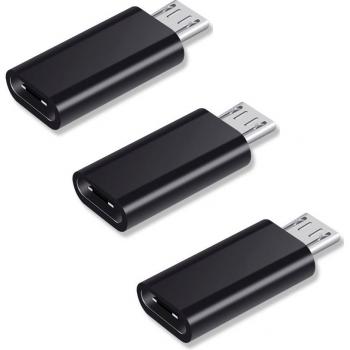 NYFundas 3 Stück USB-C zu Micro-USB Konverter