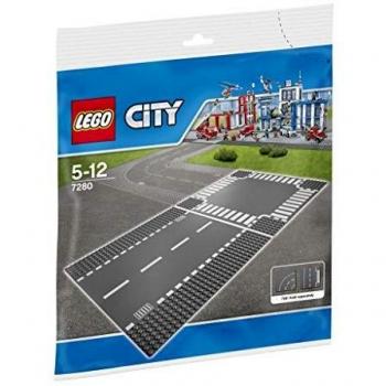 LEGO City 7280 Grundbau Straße – Gerade + Kreuzung – Original