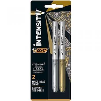 Marqueur BIC Métallique Argent