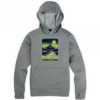 Pull Hooded Burton Oak Kids Gris X-Large