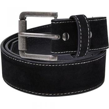 Urban Classics Black Faux Leather Layering Belt