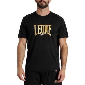 Camiseta Leone 1947 DNA Preto e Dourado Manga Curta