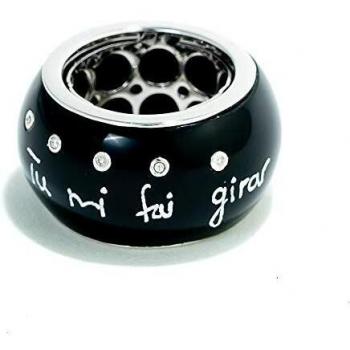 Bague élégante noire – 18 ct – DM6TAX38N‑N14 (Demaria)