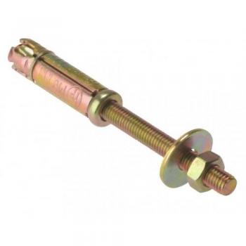 Forgefix Masonry Anchor Bolt Projecting Zinc Yellow Passivated M10 x 60 Bag 5
