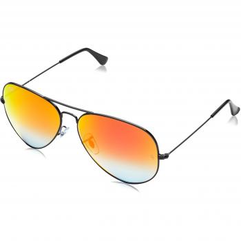 Ray-Ban Aviator RB3025 Metal Sunglasses 62 mm, Black