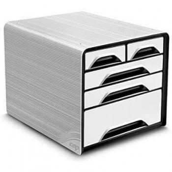 Système de Rangement Smoove 5 Pans Blocs Blanc/Noir