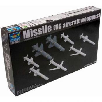 MODELLISMO TRUMPETER KIT MISSILES AÉRIENS U.S. 1/32