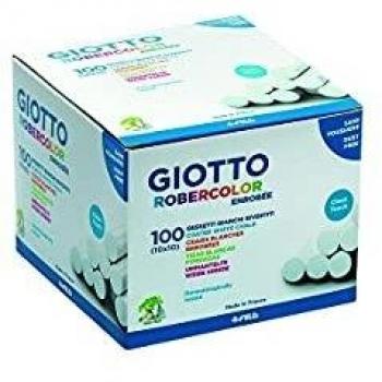 Giotto RoberColor Enrobee 5392 00 Tiza Recubierta Caja de 100 Blanca