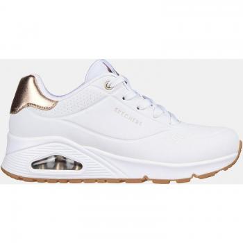 Skechers Uno-Golden Air, Scarpe da ginnastica bianche da donna