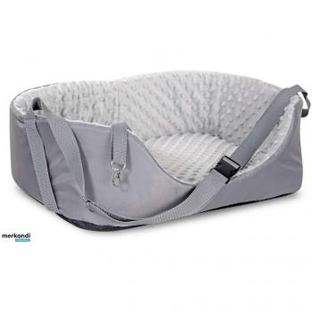 Gray Minky Car Transporter 50x40 cm