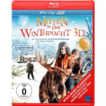 Mitten in der Winternacht 3D (inkl. 2D Version) (nach dem Roman Es ist ein Elch entsprungen von Andreas Steinhöfel) [3D Blu-ray]